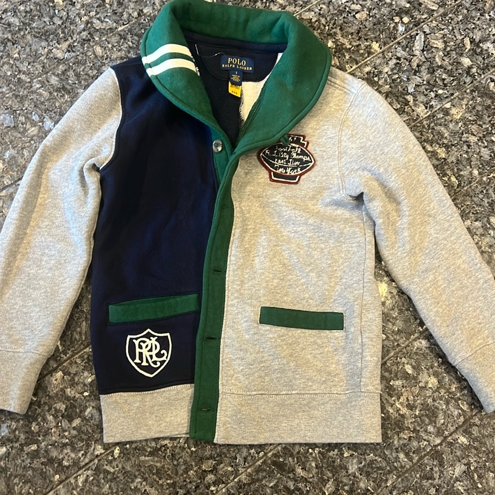 Polo cardigan size 7
